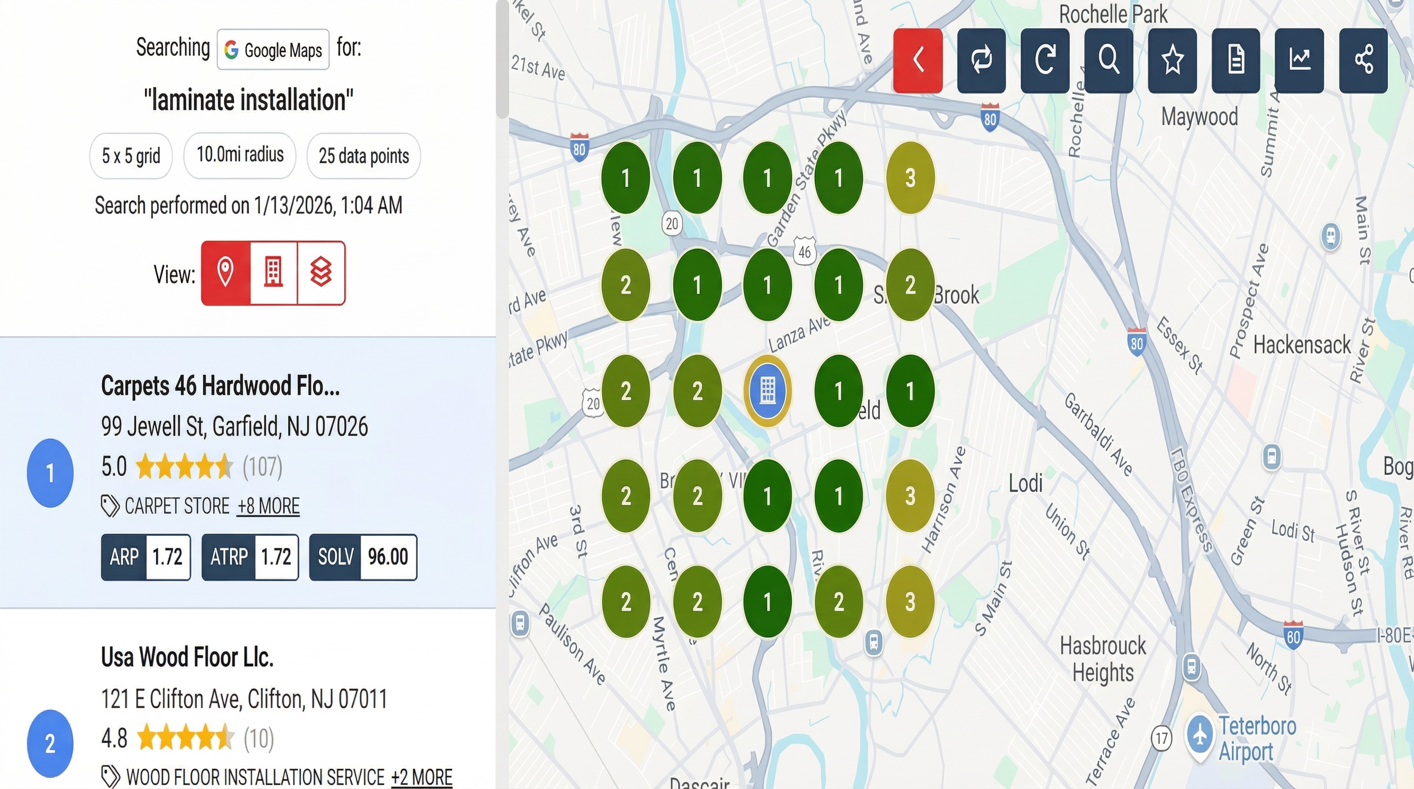 Carpets 46 Hardwood ranking after SEO