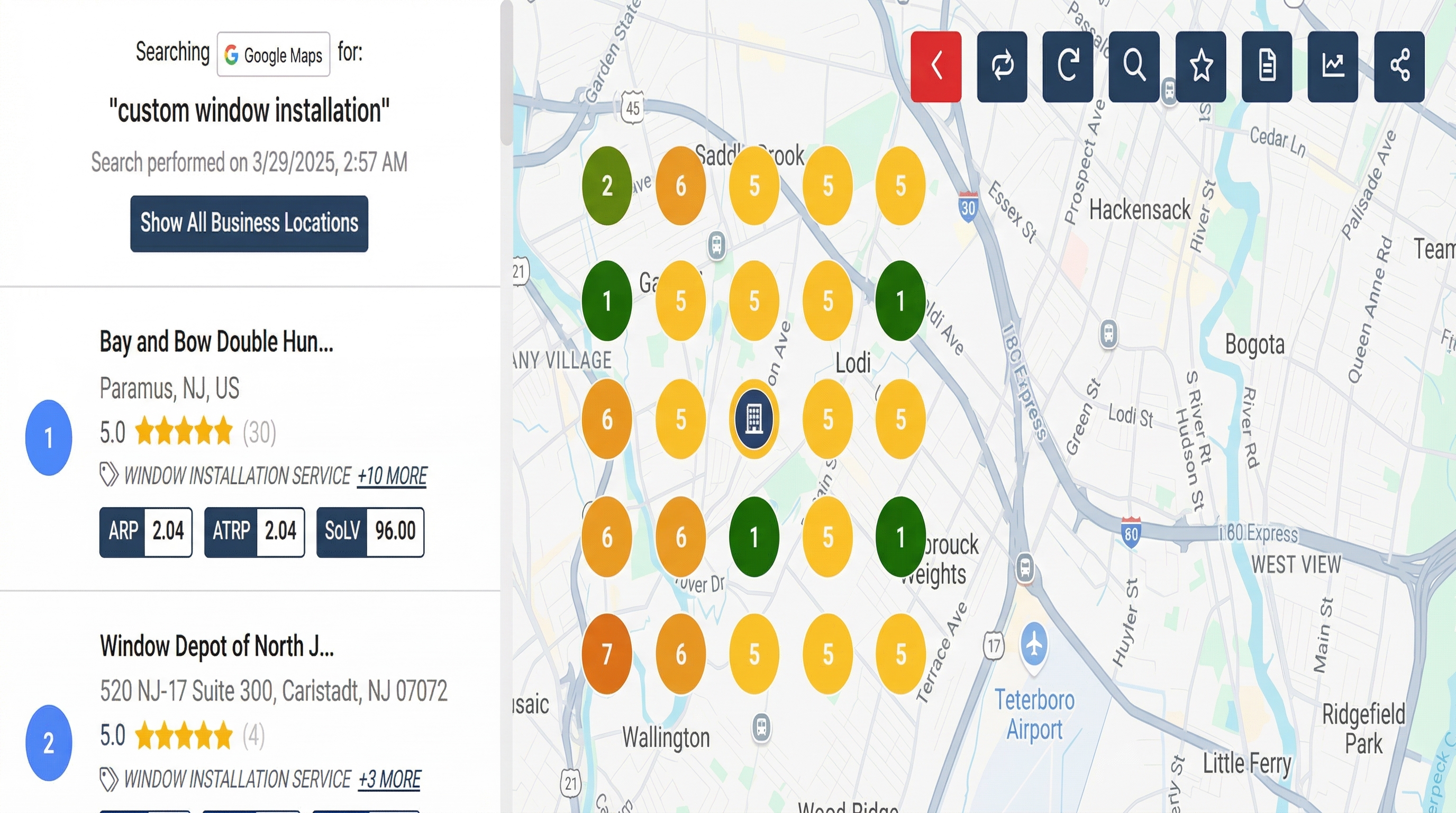 Deluxe Windows ranking before SEO for custom window installation