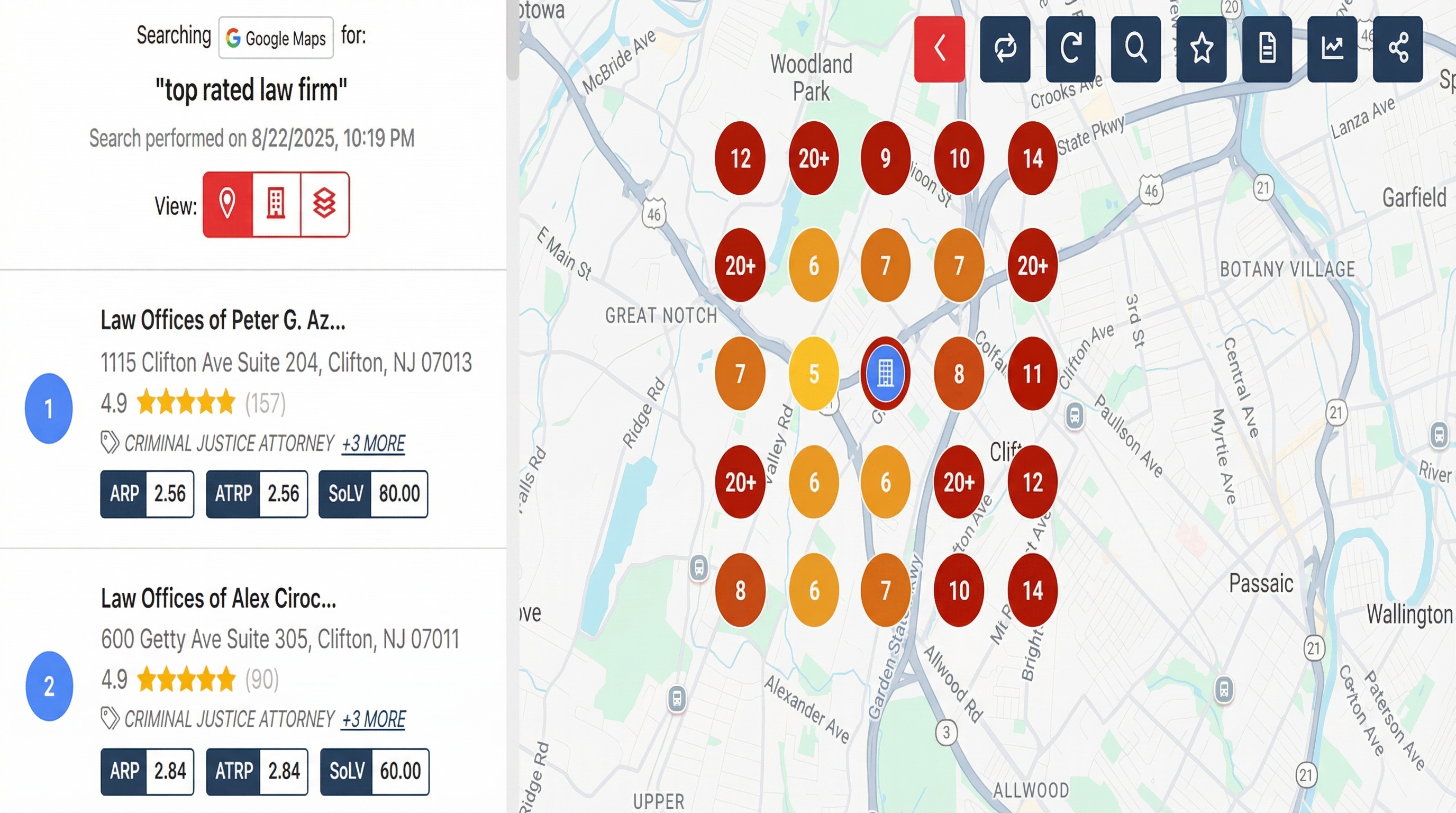 Kraminsky Law ranking before Local SEO