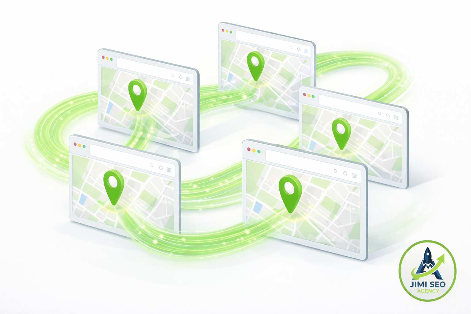 Web 2.0 Map Embed service for geo-relevance signals